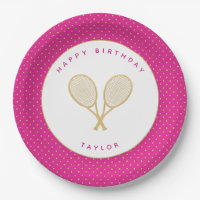 Tennis Chique Sport Thema Roze en Goud
