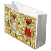 Tennis Christmas Mug Cat Lovers  Groot Cadeauzakje (Voorkant Gekanteld)