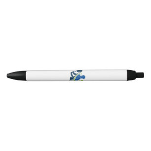 Tennis Club Logo - Dynamische actie, Sportieve sti Zwarte Inkt Pen