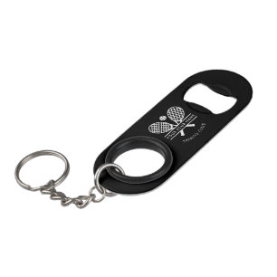 Tennis Club Naam Team Coach Keepsake Custom Mini Flessenopener