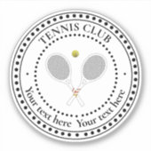  Tennis Club Sticker (Voorkant)