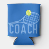 Tennis Coach - Aangepast modern Blikjeskoeler (Voorkant)