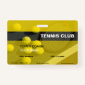 Tennis Coach Badge (Voorkant)
