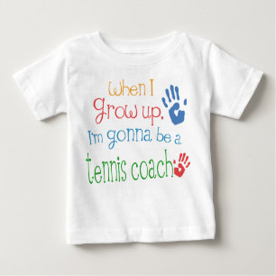 Tennis Coach (Future) Baby Baby T-Shirt
