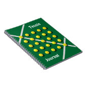 Tennis Coach, gepersonaliseerd Notitieboek (Rechterzijde)