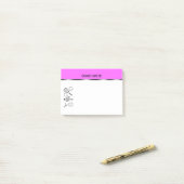 Tennis coach leraar PERSONALIZE Post-it® Notes (Op bureau)