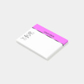 Tennis coach leraar PERSONALIZE Post-it® Notes (Schuin)