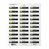 Tennis Coach | Trainer | Instructeur | Speler Etiket (Full Sheet)