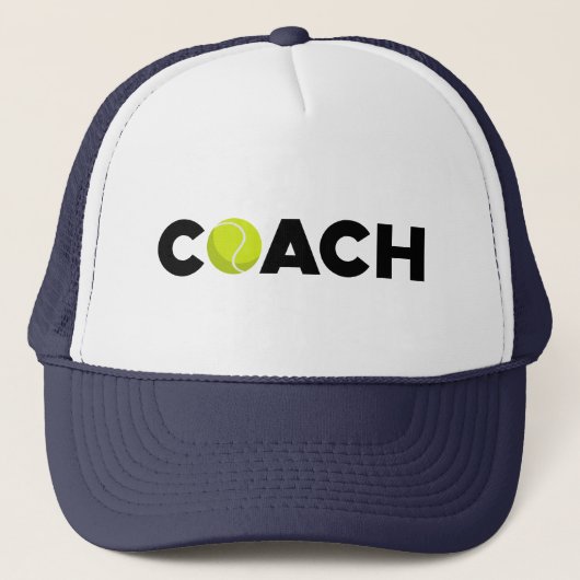 Tennis Coach Trucker Hat Pet (Voorkant)
