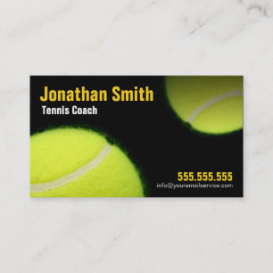Tennis coaching for Tennis Instruction Visitekaartje