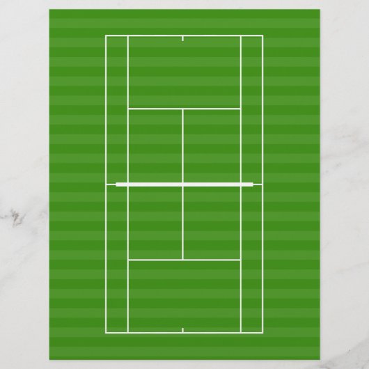 TENNIS COURT LINE MARKING Flyer (Voorkant)