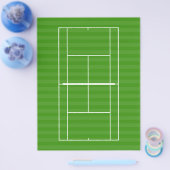 TENNIS COURT LINE MARKING Flyer (Enkel)