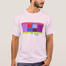 Tennis Court Mannen Tennis T-Shirt van Tennis Vibe