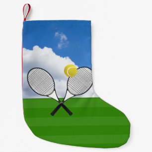 Tennis court & TENNIS RACKETS Kleine Kerstsok