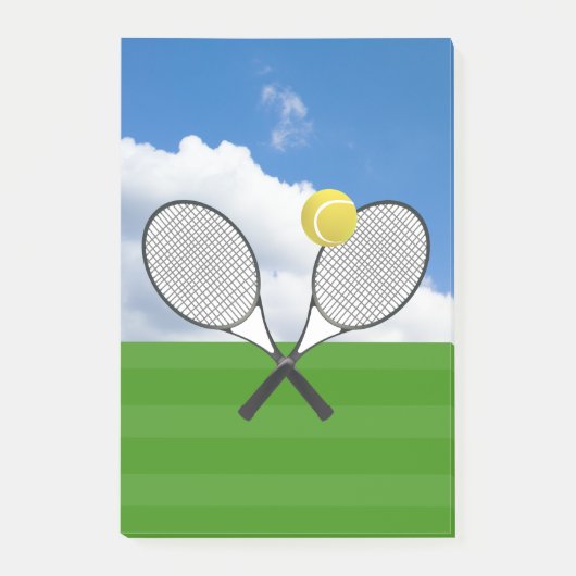 Tennis court & TENNIS RACKETS Post-it® Notes (Voorkant)