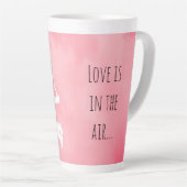 Tennis Cupid Latte Mug (Angle droit)