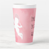 Tennis Cupid Latte Mug (Devant)