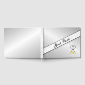 Tennis Custom Silver Guest Book Gastenboek (Volledig)