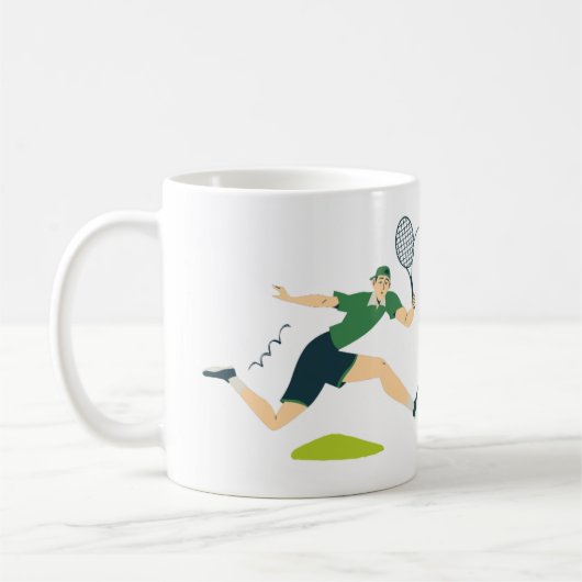 Tennis  Dad champion mug (Gauche)