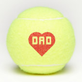 Tennis Dad Love Tennisballen (Voorkant)