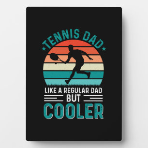 Tennis Dad Retro Sunset Fotoplaat