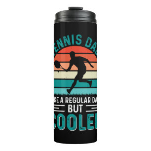 Tennis Dad Retro Sunset Thermosbeker
