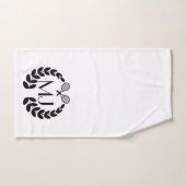 Tennis de Monogramme personnalisé (Serviette à main)