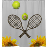 Tennis de Tournesol Douche rideau (Devant)