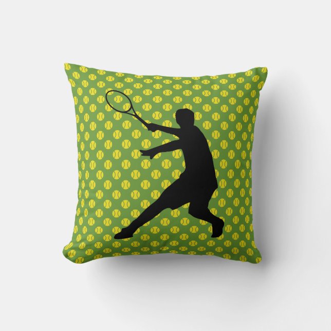 Tennis décoration thème jeter oreiller coussin imp (Recto)