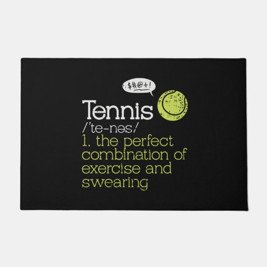 Tennis Definition Deurmat (Voorkant)