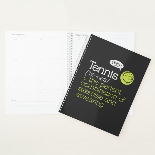Tennis Definition Planner (Display)