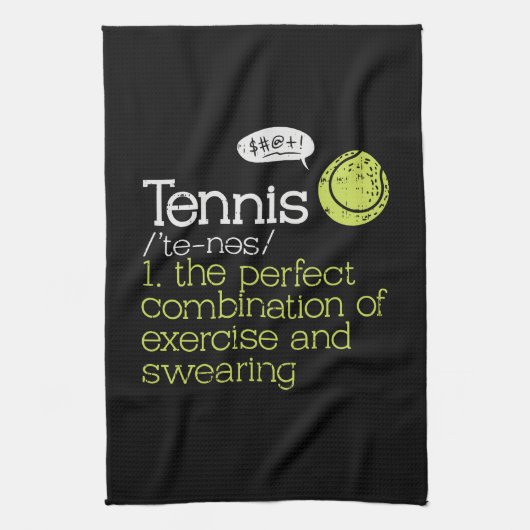 Tennis Definition Theedoek (Verticaal)
