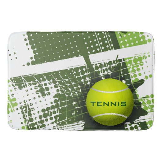 Tennis Design Bath Mat (Voorkant)