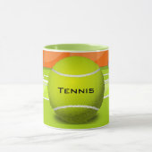 Tennis Design Café Mug (Centre)