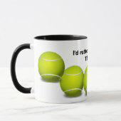 Tennis Design Café Mug (Gauche)