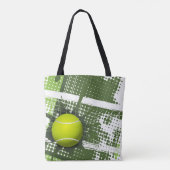Tennis Design Canvas tas (Achterkant)