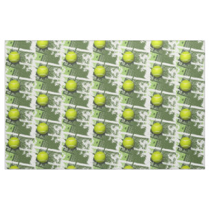 Tennis Design Fabric Stof