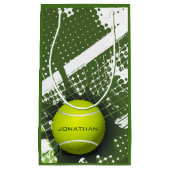 Tennis Design Gift Bag Klein Cadeauzakje (Voorkant)