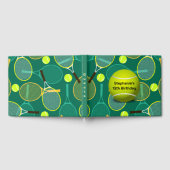 Tennis Design Guest Book Gastenboek (Volledig)
