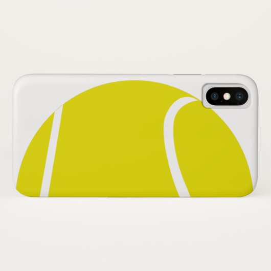 Tennis Design iPhone X Coque  (Dos (Horizontal))