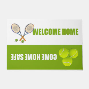 Tennis Design Mat, Bienvenue Accueil Tapis