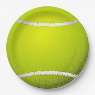 Tennis Design Paper Party-Bord Papieren Bordje