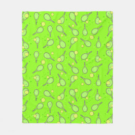 Tennis Design Patroon Fleece Deken