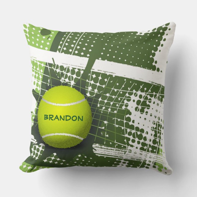 Tennis Design Sierkussen (Voorkant)