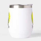 Tennis Design Thermische Wijn Tumbler (Links)