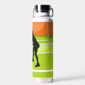 Tennis Design Thor Copper Vacuum geïsoleerd Waterfles (Achterkant)