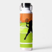 Tennis Design Thor Copper Vacuum geïsoleerd Waterfles (Voorkant)