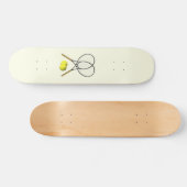 Tennis Doubles Cream Skateboard (Horizontaal)