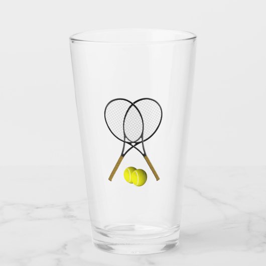 Tennis Doubles Glas (Voorkant)