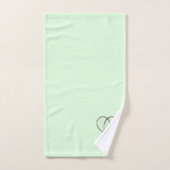 Tennis Doubles Green Bad Handdoek (Handdoek)